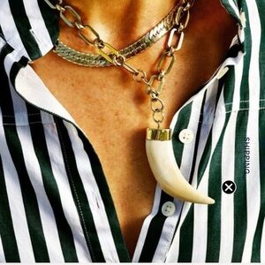 Parker Thatch elegant horn pendant